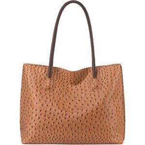 Womens Tote Bag with Zipper Orange